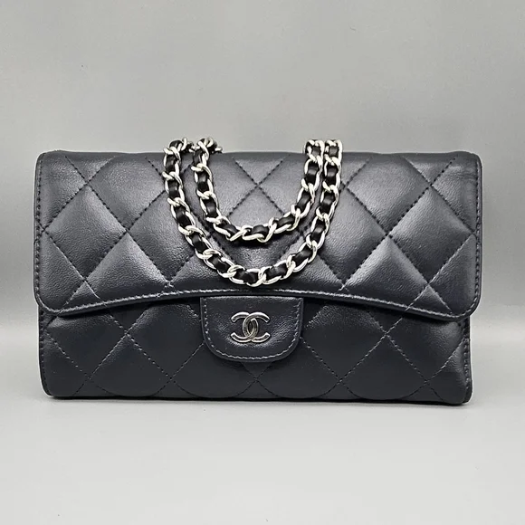 🩶CHANEL Grey Authentic Tri-fold Wallet/Clutch🩶 - Picture 17 of 17